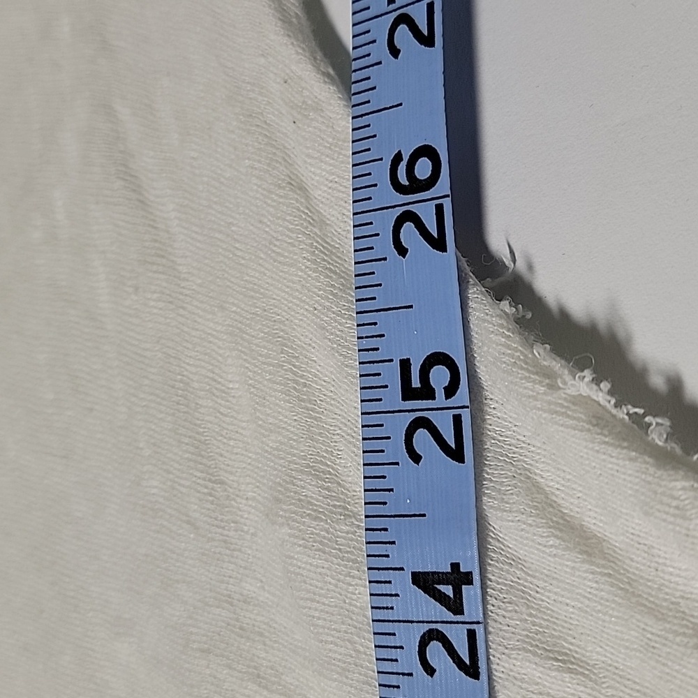 FP We The Free Ombre Linen Slub 3/4 Sleeve Top Ivory Pink Strawberry M - Picture 14 of 16